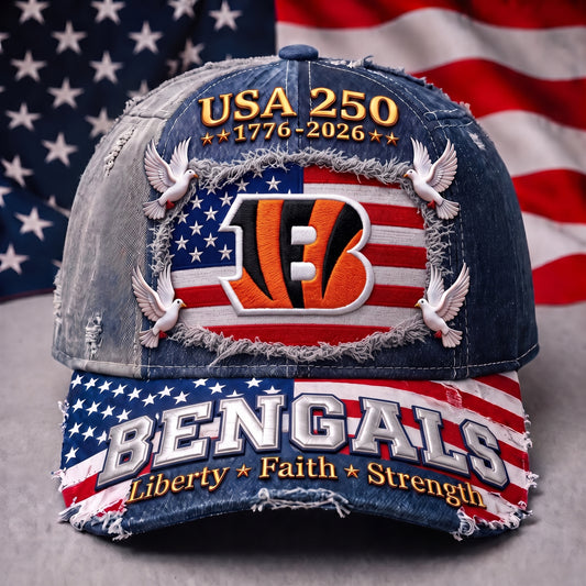 PREMIUM NFL x CIN 250 Years Anniversary Of Freedom Cap V5