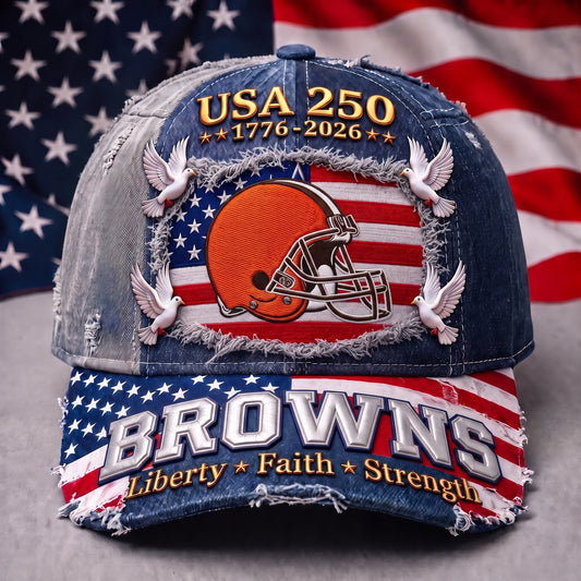 PREMIUM NFL x CLE 250 Years Anniversary Of Freedom Cap V5