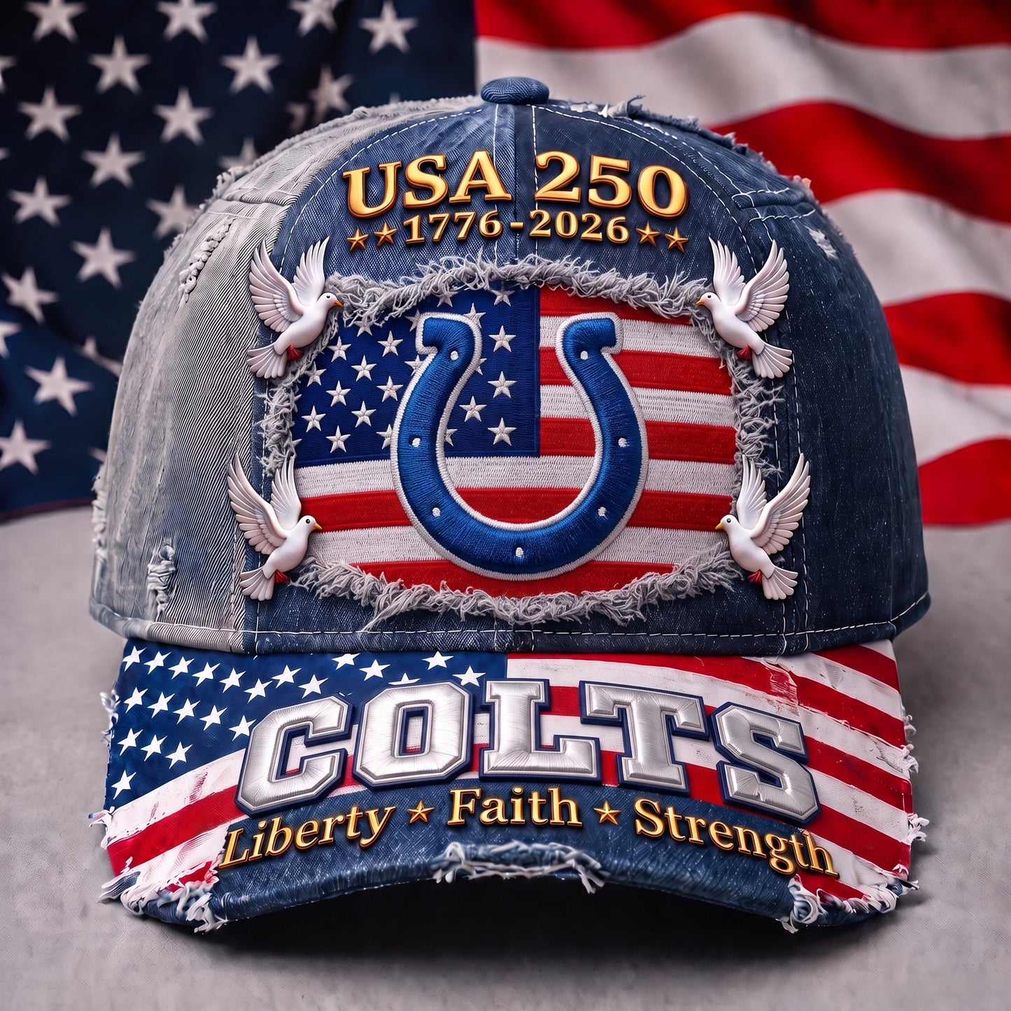 PREMIUM NFL x IC 250 Years Anniversary Of Freedom Cap V5