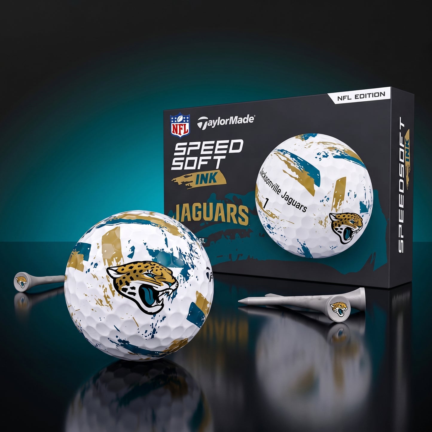 PREMIUM NFL x JJ EXCLUSIVE Speedsoft Ink Golf Balls Set Limited Editions