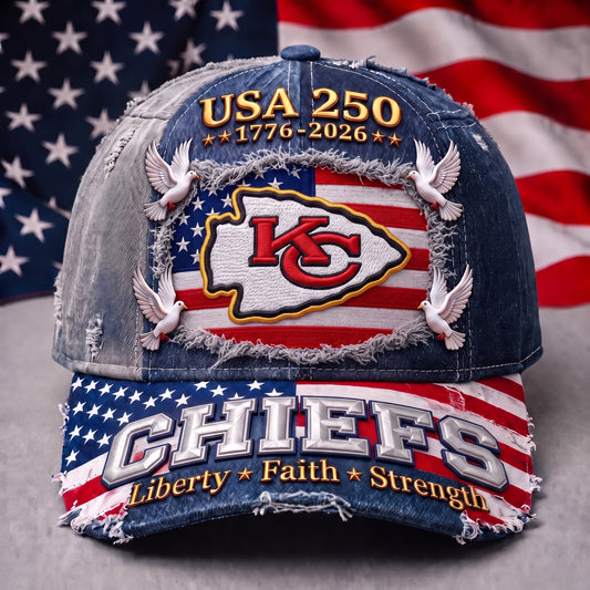 PREMIUM NFL x KCC 250 Years Anniversary Of Freedom Cap V5