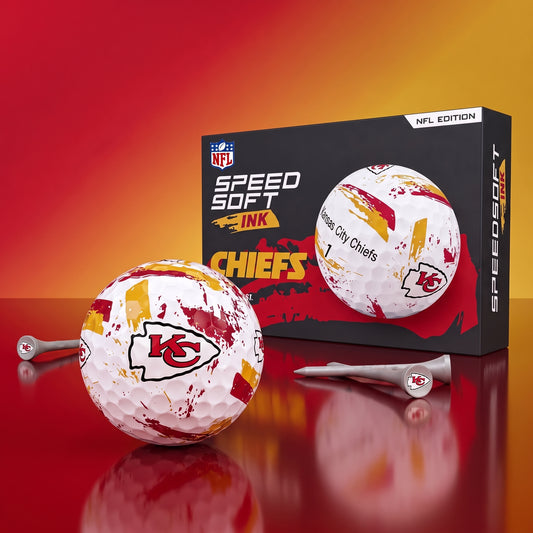 PREMIUM NFL x KCC EXCLUSIVE Speedsoft Ink Golf Balls Set Limited Editions
