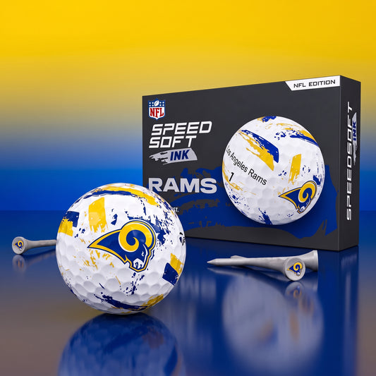PREMIUM NFL x LAR EXCLUSIVE Speedsoft Ink Golf Balls Set Limited Editions