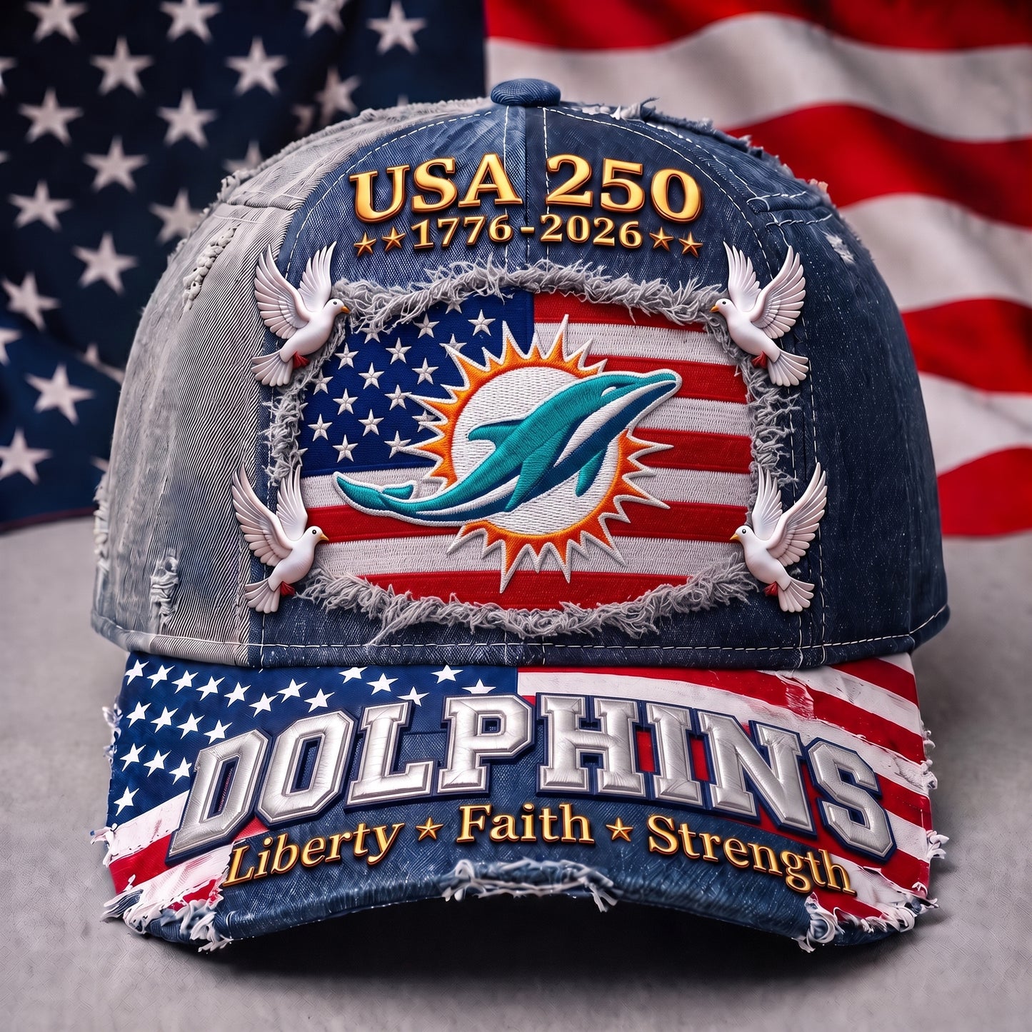 PREMIUM NFL x MD 250 Years Anniversary Of Freedom Cap V5