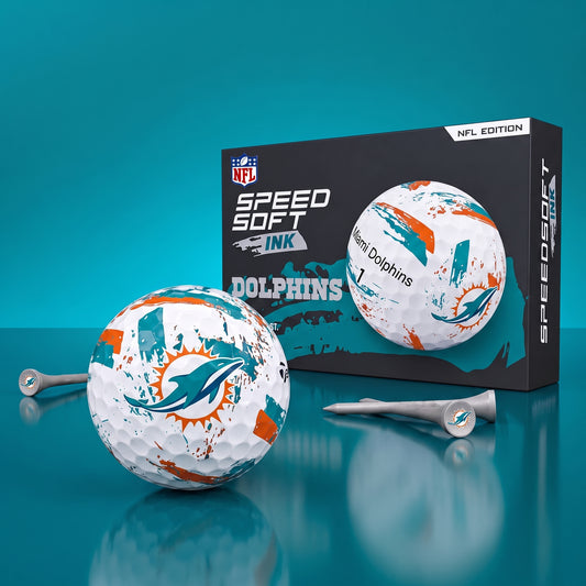 PREMIUM NFL x MD EXCLUSIVE Speedsoft Ink Golf Balls Set Limited Editions