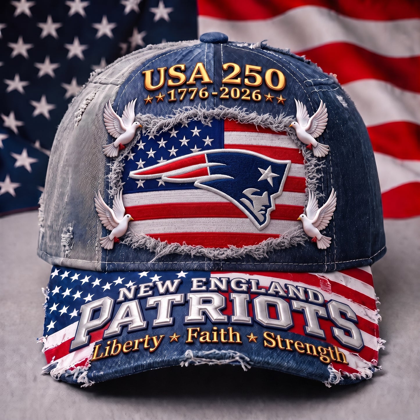 PREMIUM NFL x NEP 250 Years Anniversary Of Freedom Cap V5