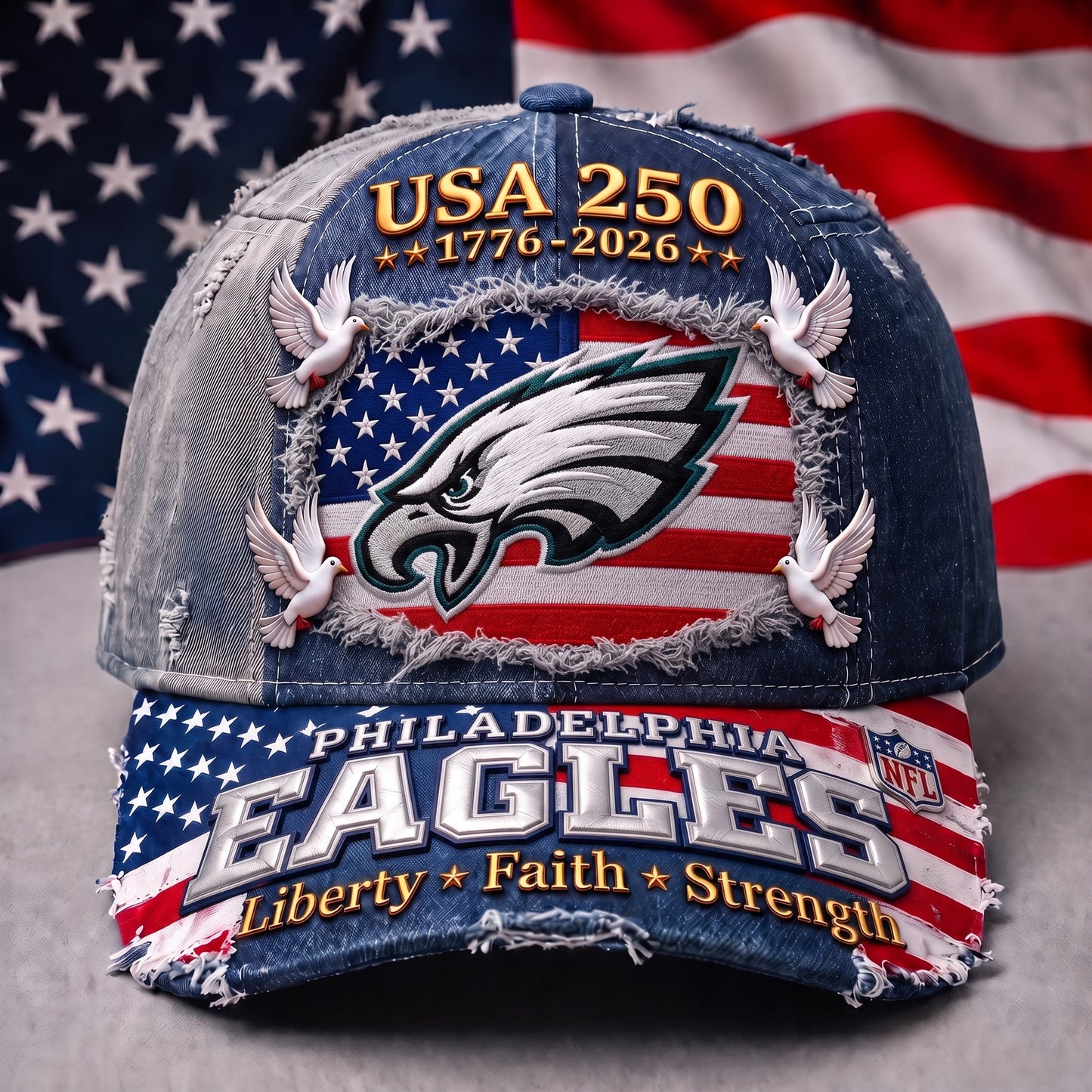 PREMIUM NFL x PS 250 Years Anniversary Of Freedom Cap V5