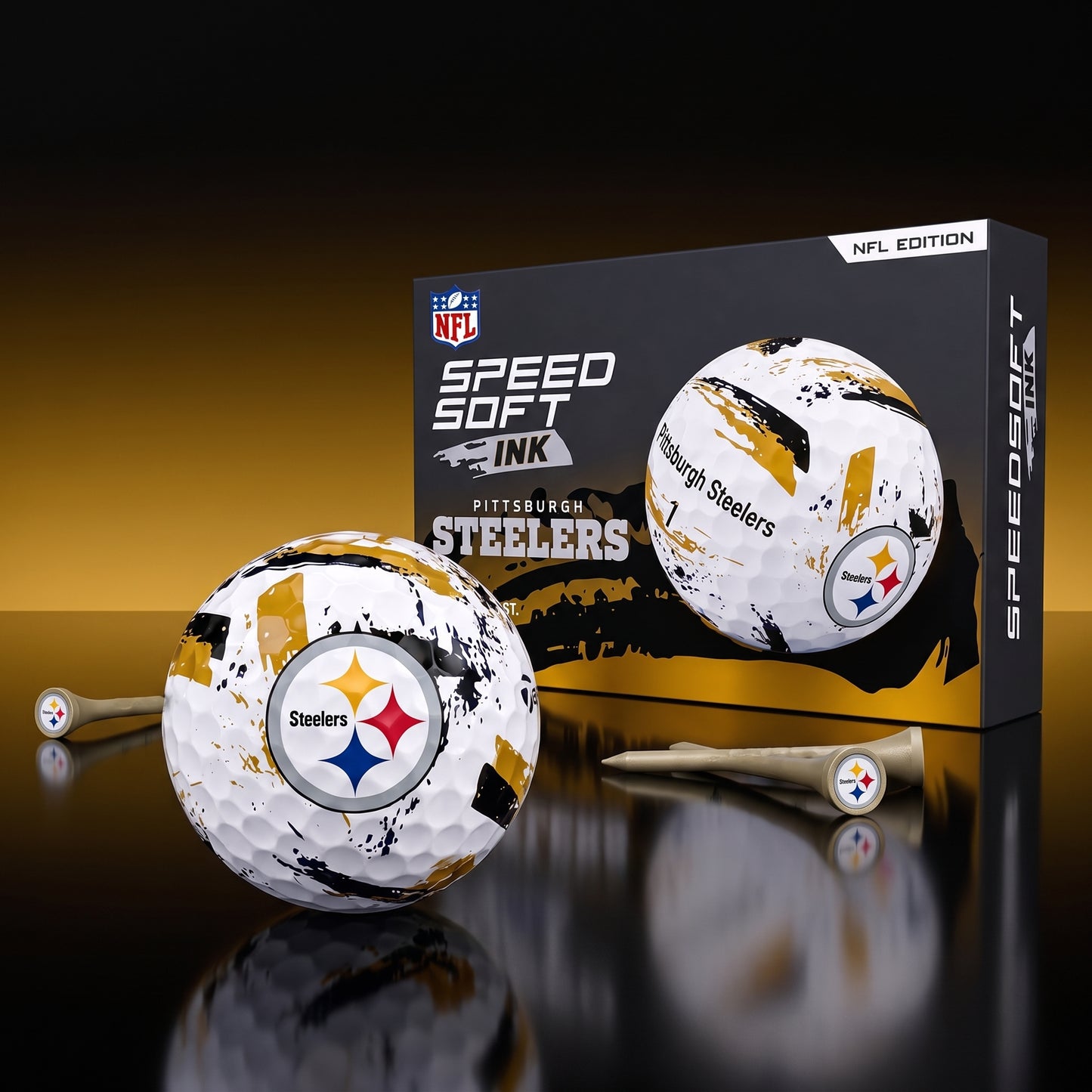 PREMIUM NFL x PS EXCLUSIVE Speedsoft Ink Golf Balls Set Limited Editions