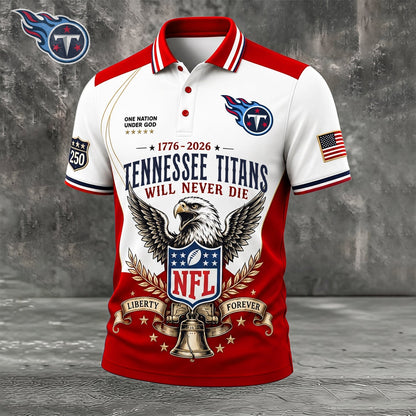 PREMIUM NFL x TEN EXCLUSIVE 250 Years Anniversary Of Freedom POLO SHIRT 290626