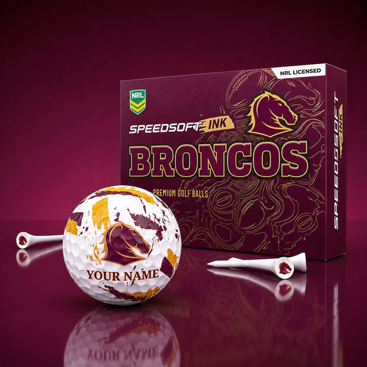 PREMIUM NRL X BB EXCLUSIVE PERSONALIZED GOLF BALL SET LIMITED EDTION