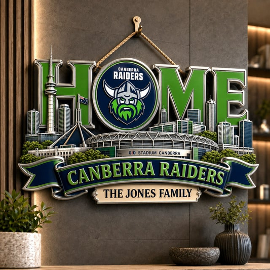 PREMIUM NRL X CR EXCLUSIVE Club Pride Personalized Metal Wall Art Sign LIMITED EDITION