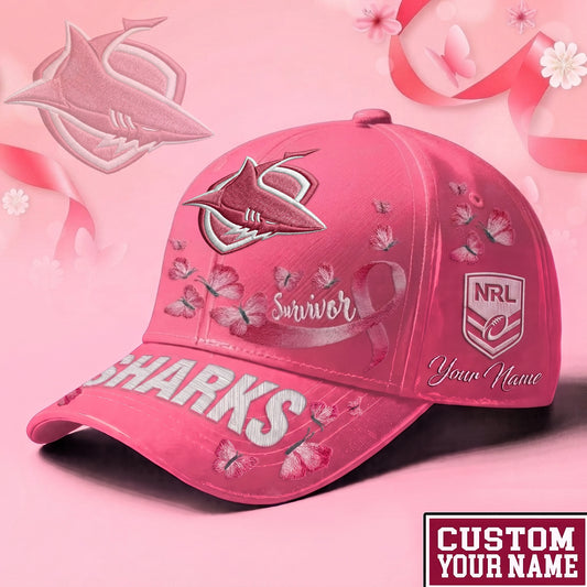 PREMIUM NRL X CSS Exclusive Breast Cancer SURVIOR CAP V1