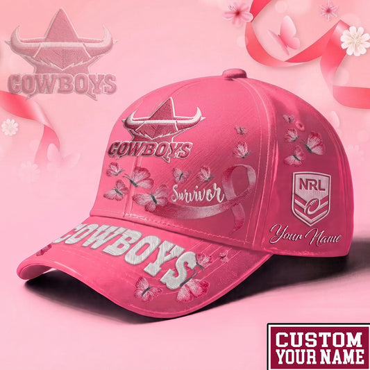 PREMIUM NRL X DAL Exclusive Breast Cancer SURVIOR CAP V1