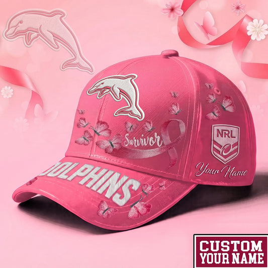 PREMIUM NRL X DOL Exclusive Breast Cancer SURVIOR CAP V1