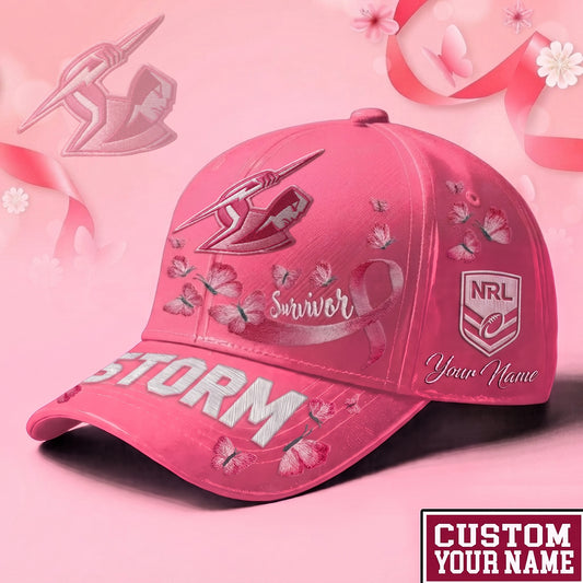 PREMIUM NRL X MS Exclusive Breast Cancer SURVIOR CAP V1
