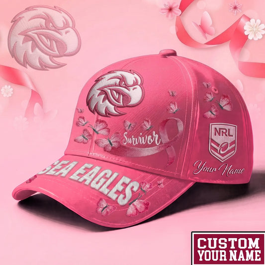 PREMIUM NRL X MWSE Exclusive Breast Cancer SURVIOR CAP V1