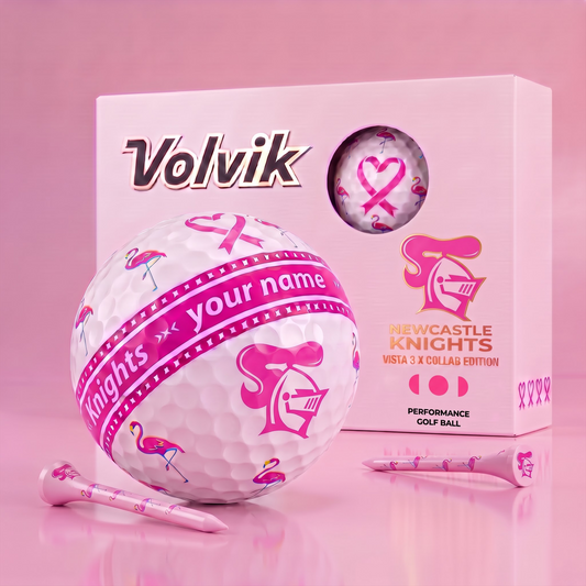 PREMIUM NRL X NK EXCLUSIVE PERSONALIZED  VOLVIK GOLF BALL SET LIMITED EDTION