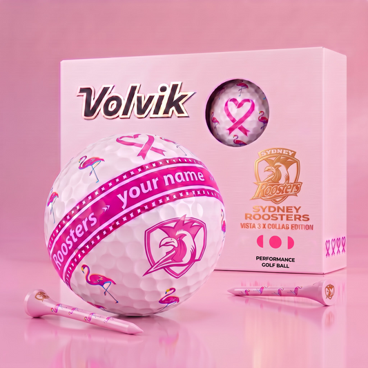 PREMIUM NRL X SR EXCLUSIVE PERSONALIZED  VOLVIK GOLF BALL SET LIMITED EDTION