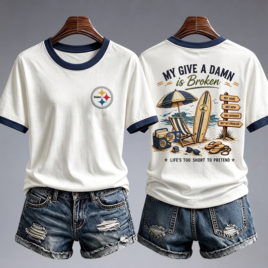 PS x NFL My Give A Damn Is Broken Shirt