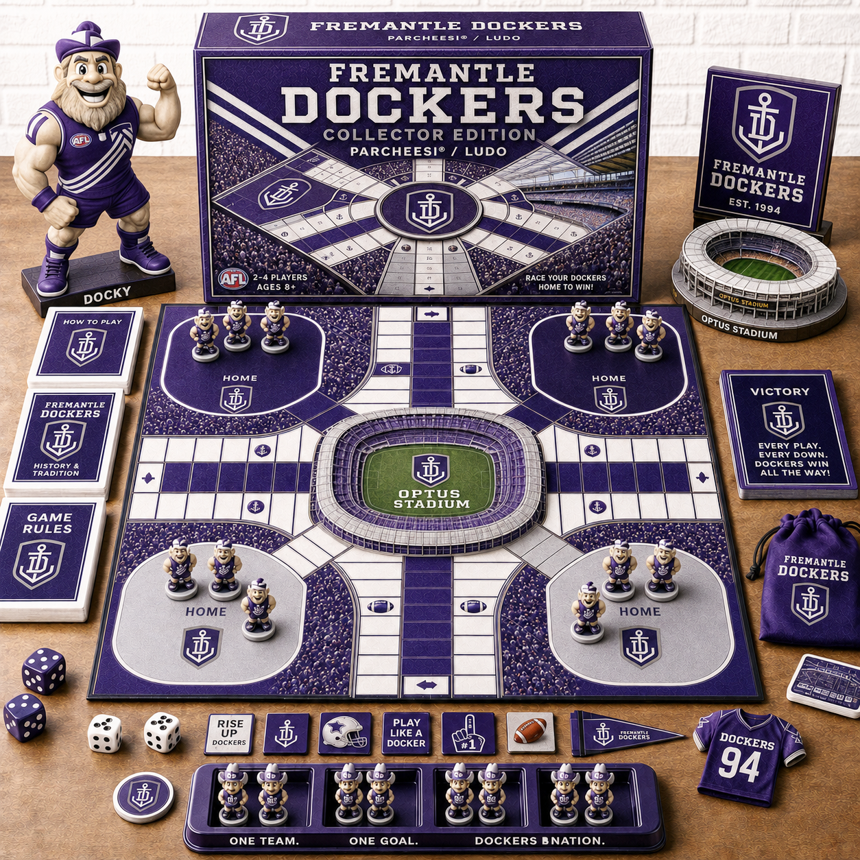 Premium AFL FD Collector’s Edition Parcheesi Board Game