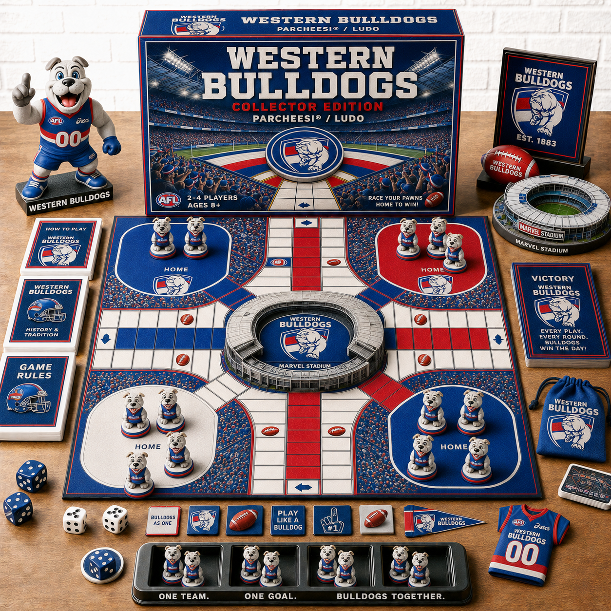 Premium AFL WB Collector’s Edition Parcheesi Board Game