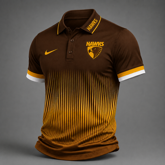 Premium AFL x HAW Performance Polo Shirt