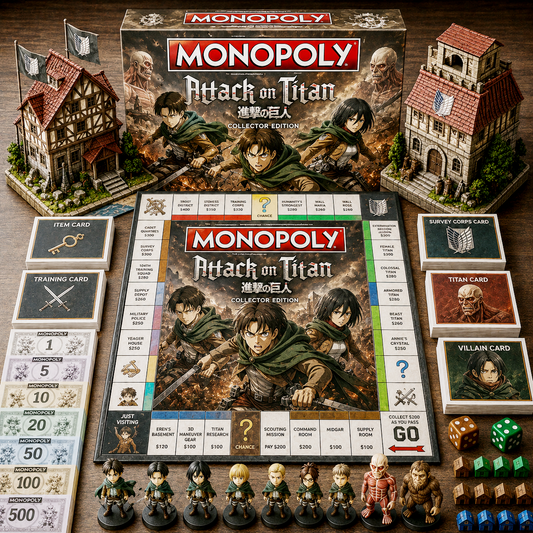 Premium Anime AOT Monopoly Collector’s Edition Board Game