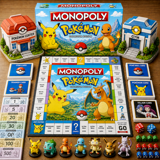 Premium Anime PÓKE Monopoly Collector’s Edition Board Game