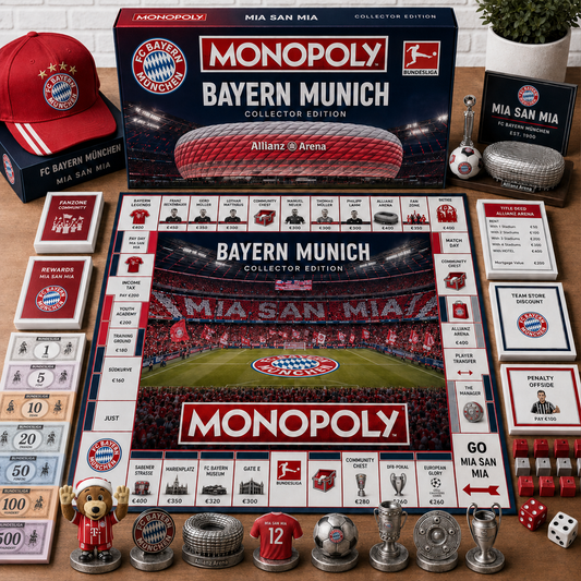 Premium Bundesliga FCB Monopoly Collector’s Edition Board Game