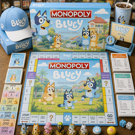 Premium Cartoon BLU Monopoly Collector’s Edition Board Game
