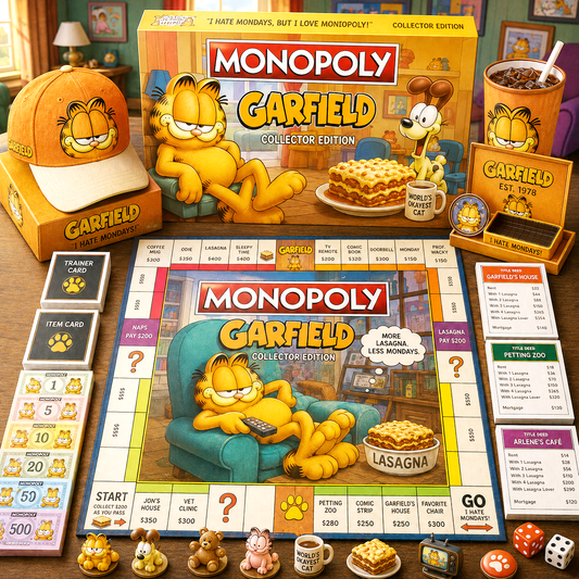 Premium Cartoon GAR Monopoly Collector’s Edition Board Game