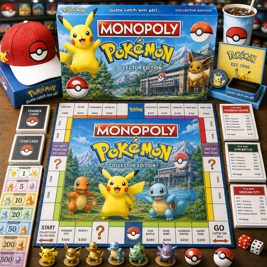 Premium Cartoon POKE Monopoly Collector’s Edition Board Game