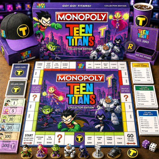 Premium Cartoon TETI Monopoly Collector’s Edition Board Game