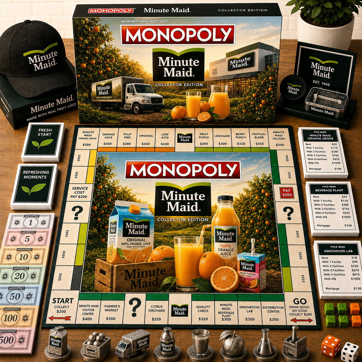 Premium Drinks MIM Monopoly Collector’s Edition Board Game