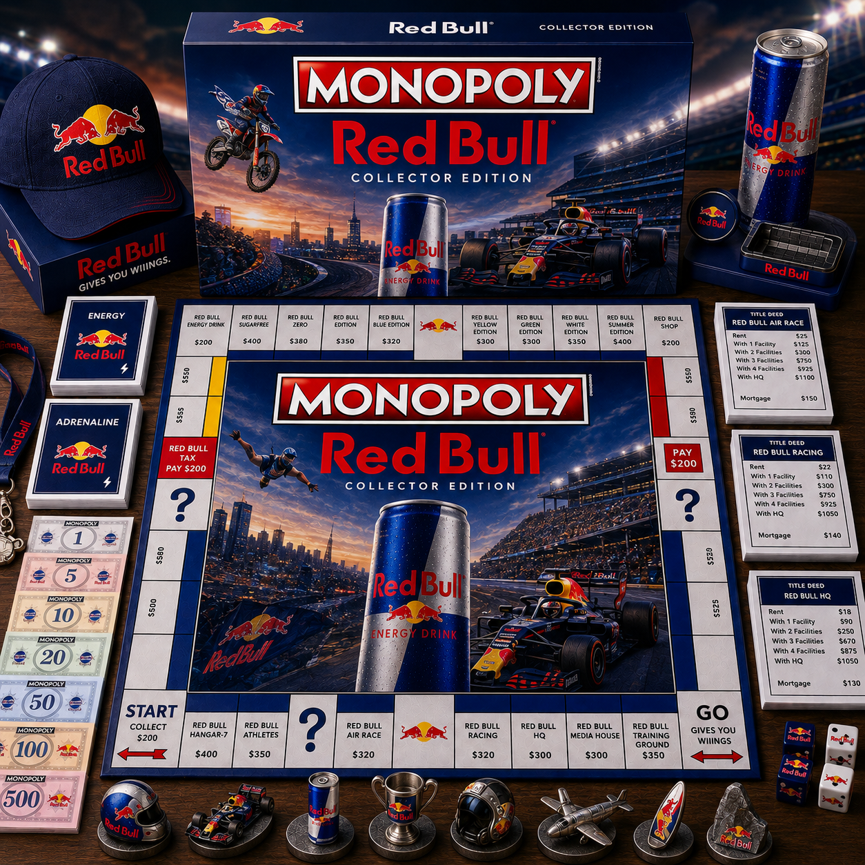 Premium Drinks REBU Monopoly Collector’s Edition Board Game