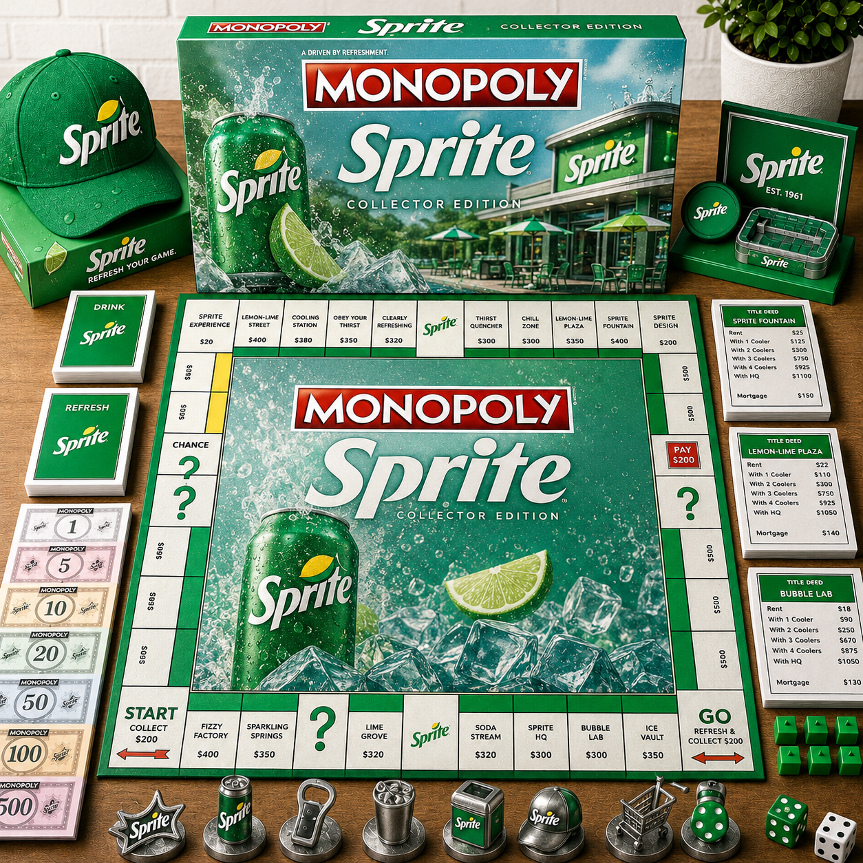 Premium Drinks SPR Monopoly Collector’s Edition Board Game