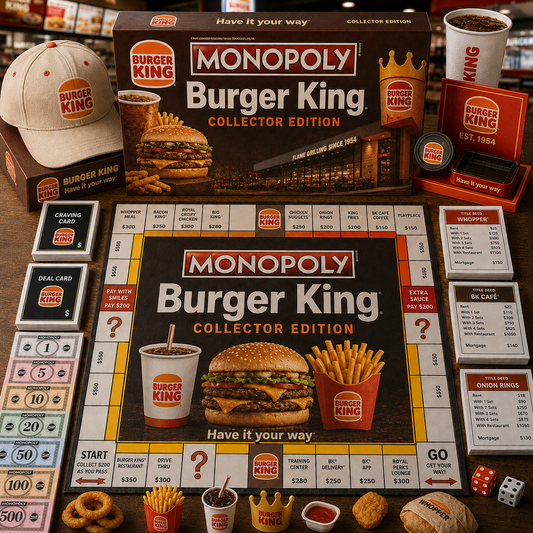 Premium Fast-Food Chains BUGER Monopoly Collector’s Edition Board Game