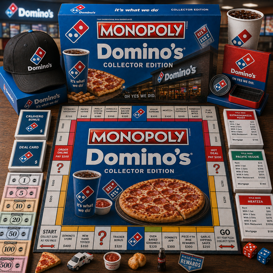 Premium Fast-Food Chains DOMI Monopoly Collector’s Edition Board Game