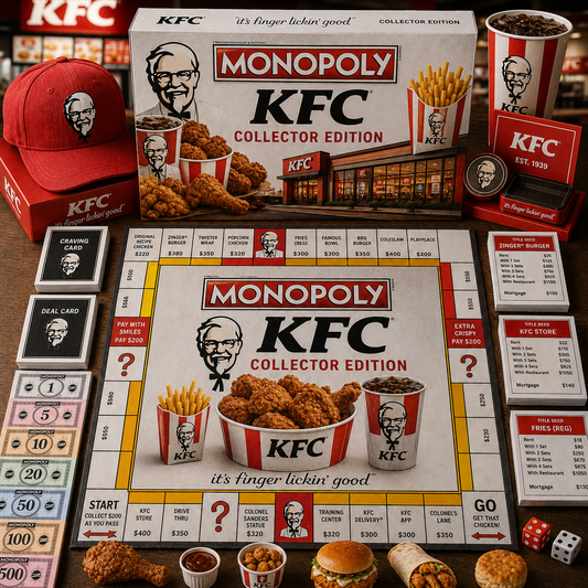 Premium Fast-Food Chains KFC Monopoly Collector’s Edition Board Game