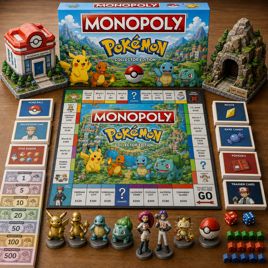 Premium Game PKM Monopoly Collector’s Edition Board Game