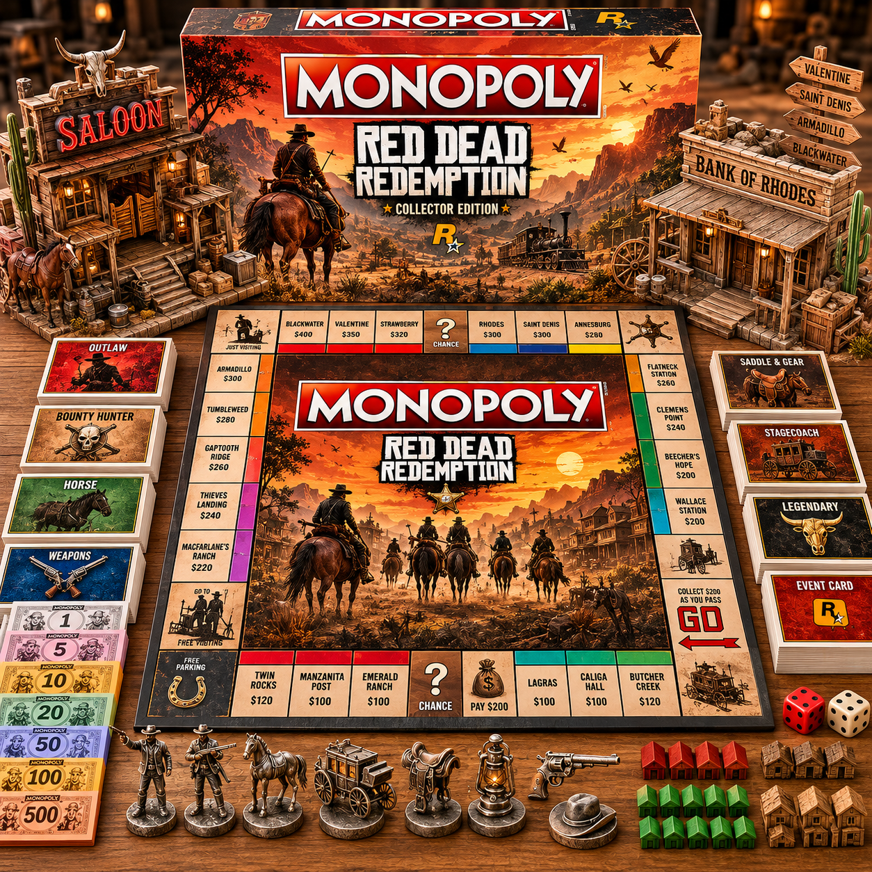 Premium Game RDRP Monopoly Collector’s Edition Board Game