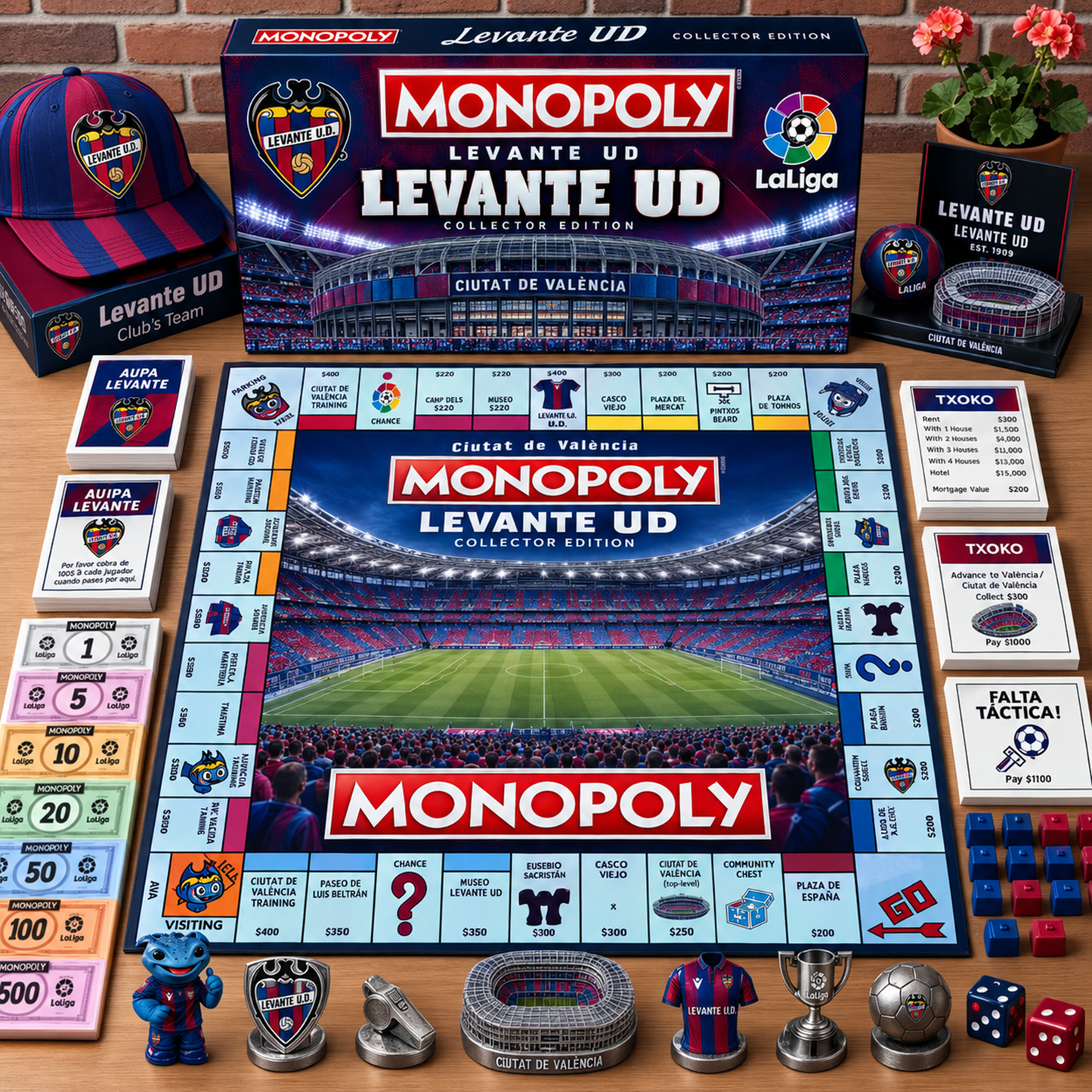 Premium Laliga LEV Monopoly Collector’s Edition Board Game
