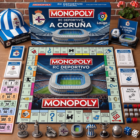 Premium Laliga RCD Monopoly Collector’s Edition Board Game