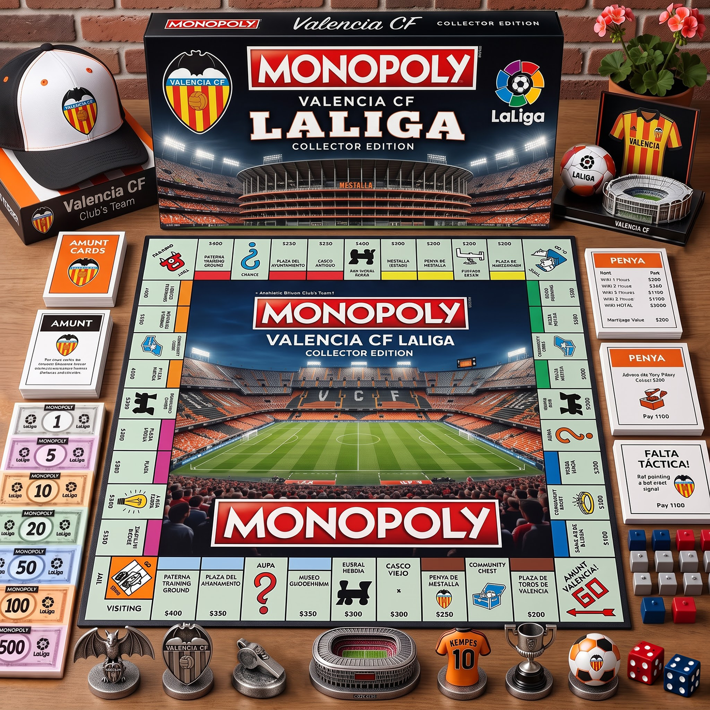Premium Laliga VAL Monopoly Collector’s Edition Board Game