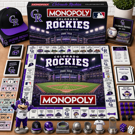 Premium MLB COL Monopoly Collector’s Edition Board Game NMD 080826 TTV