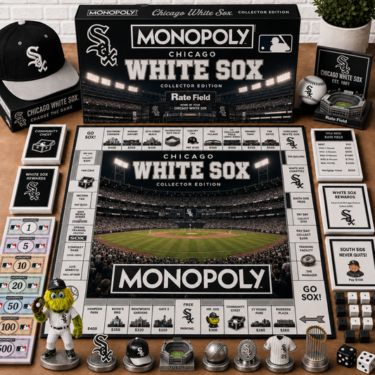 Premium MLB CWS Monopoly Collector’s Edition Board Game NMD 080826 TTV