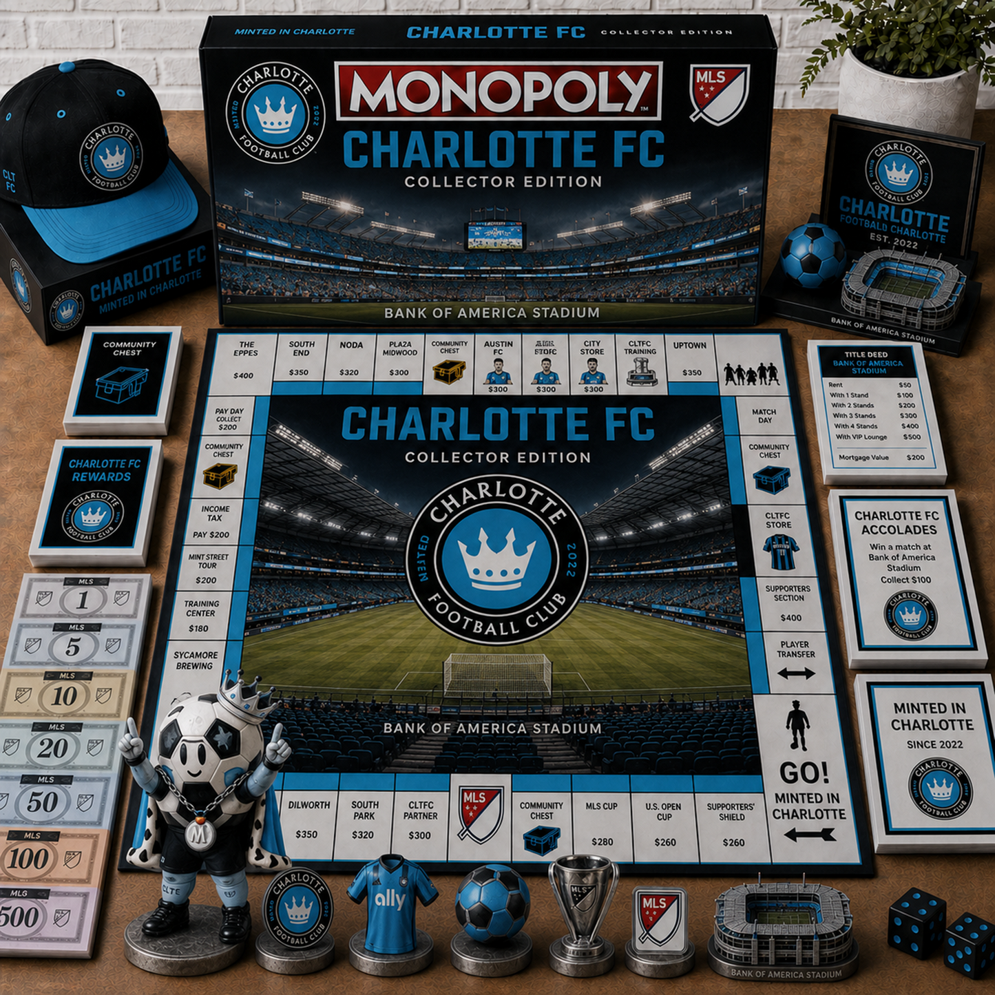 Premium MLS CHA Monopoly Collector’s Edition Board Game