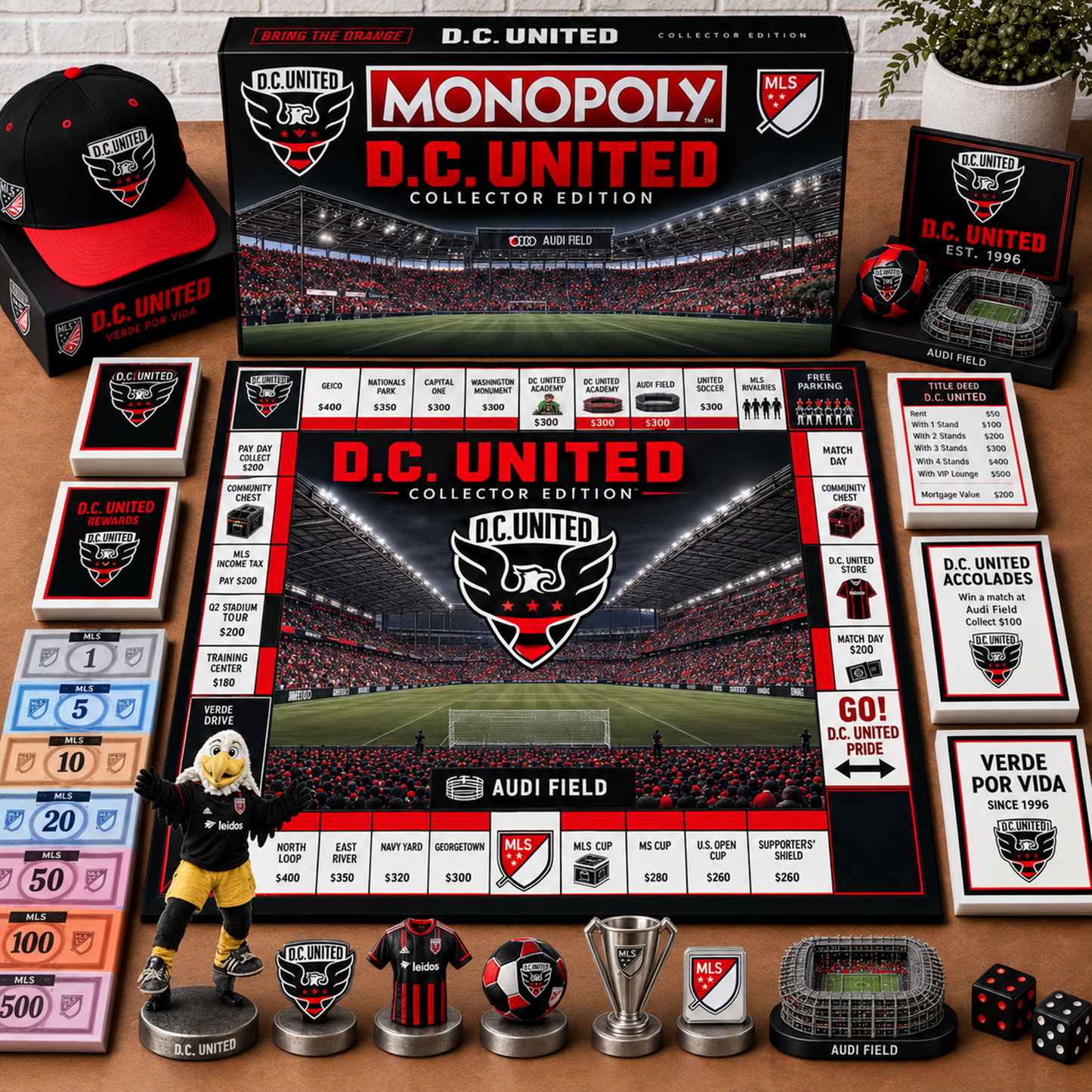 Premium MLS DCU Monopoly Collector’s Edition Board Game