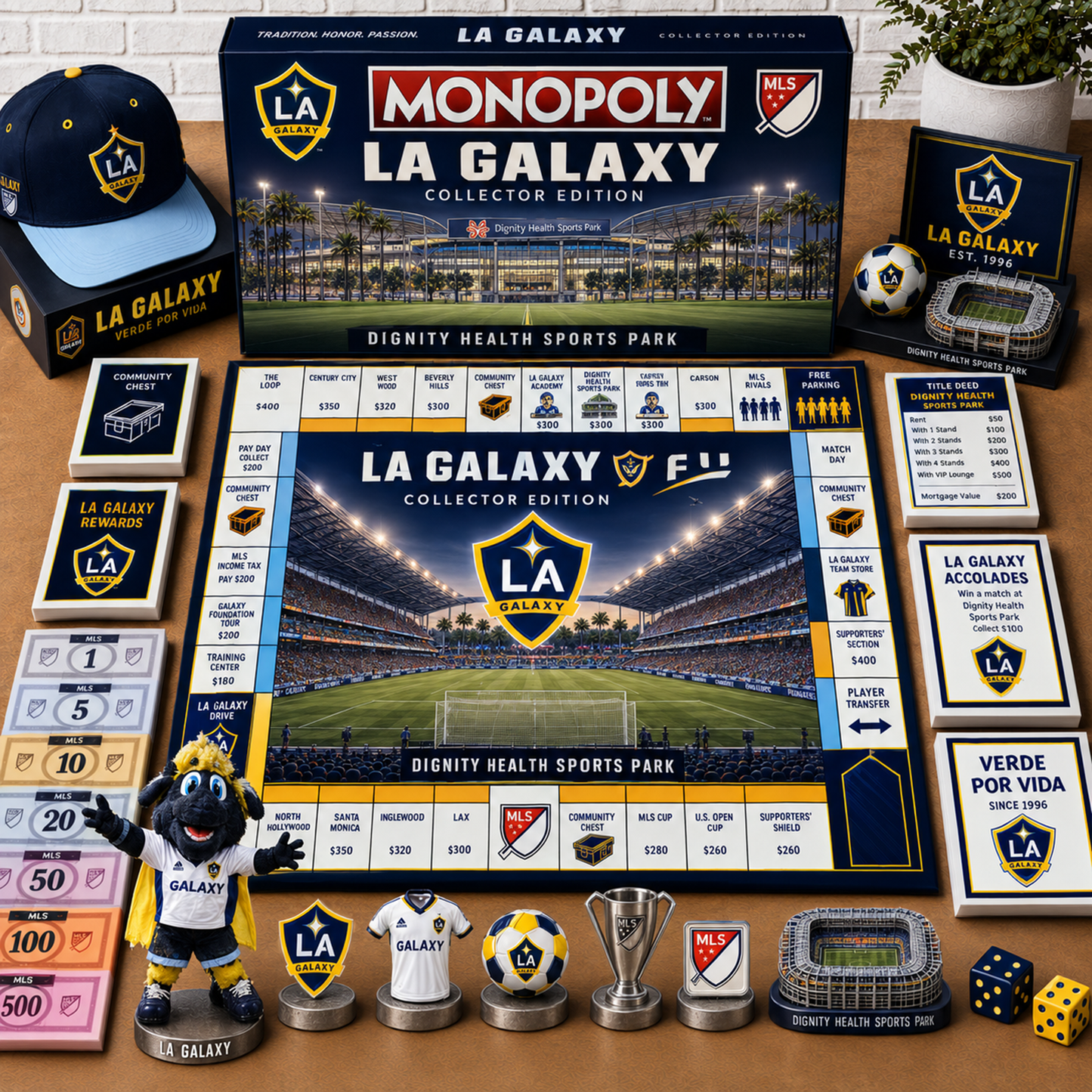 Premium MLS LAG Monopoly Collector’s Edition Board Game