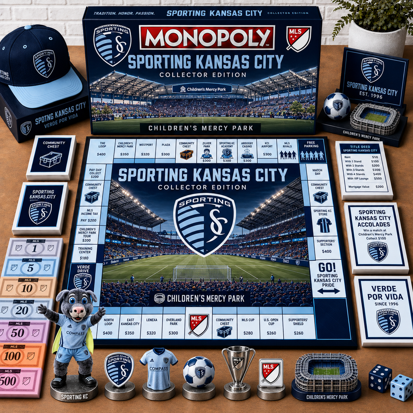 Premium MLS SPO Monopoly Collector’s Edition Board Game